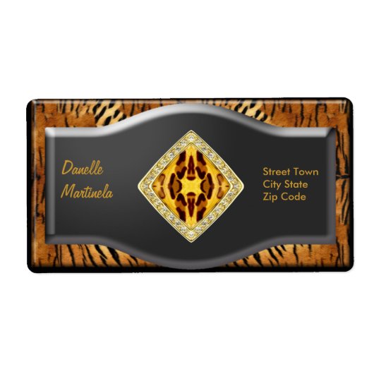 ラベル個人エレガント名ラベルのラベルが大 ラベル (正面)