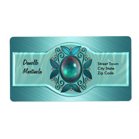 ラベル個人エレガント名ラベルのラベルが大 ラベル (正面)