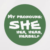 ラベル全体を発音する ラベル (デザイン2)