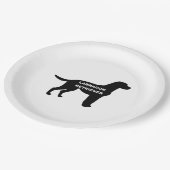 ラベル名シルエット ペーパープレート (アングル)