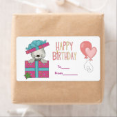 ラベル子供の誕生日ラベルステッカーのサイズが大きい ラベル (インサイチュ)