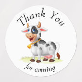 ラベル感謝してい付けをする ラベル (デザイン2)