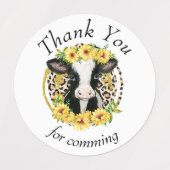 ラベル感謝してい付けをする ラベル (デザイン2)