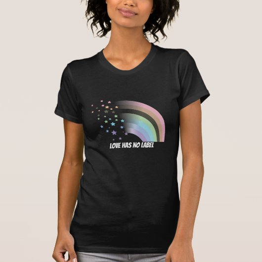 ラベル無しの愛 - プライドTシャツ Tシャツ (正面)
