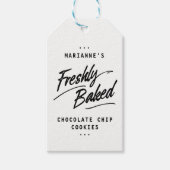 ラベル焼いた付けパーソナライズされたのギフトラベル ギフトタグ (正面)