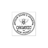 ラベル用カスタムハニービーのロゴゴム印 ラバースタンプ (インプリント)