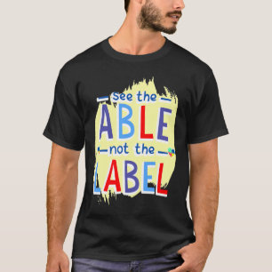 ラベル自閉症ではない引用文を参照 Tシャツ