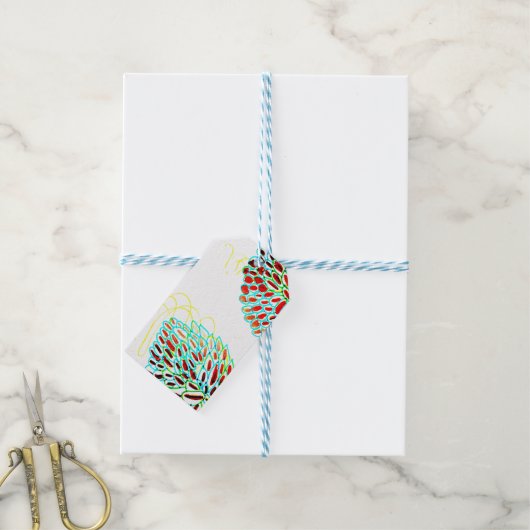 ラベル (より糸付き)