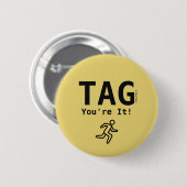 ラベル(あなたは)- MisterPボタン 缶バッジ (正面&裏面)