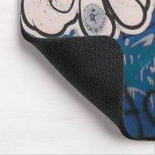 "ラベル"の落書き マウスパッド (コーナー)