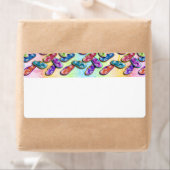 ラベル – アートポップ・アートのスタイルビーチサンダル (インサイチュ)