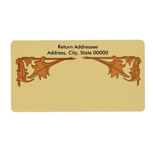 ラベル – リーフィブラケット (正面)