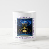 ラベル-人気があることわざ-マグ ジャンボコーヒーマグカップ (正面)