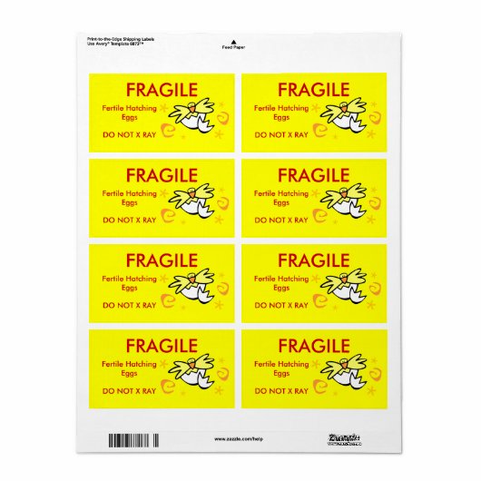 ラベル – 卵のハッチング (フルシート)