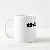 ラベル: 思想家のマグ コーヒーマグカップ (左)