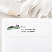 ラベル-戻り値-青ロシアのい子猫 ラベル (インサイチュ)