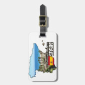 [ラベル]私はスペインにむしろいます ラゲッジタグ (正面縦)