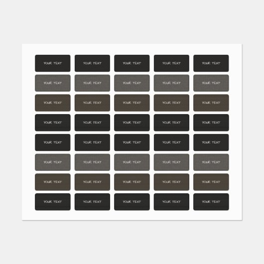 ラベル – 黒いモダン背景 (シート)