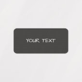 ラベル – 黒いモダン背景 (デザイン1)