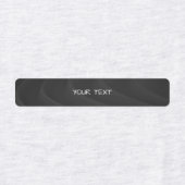 ラベル – 黒いモダン背景 (デザイン1)