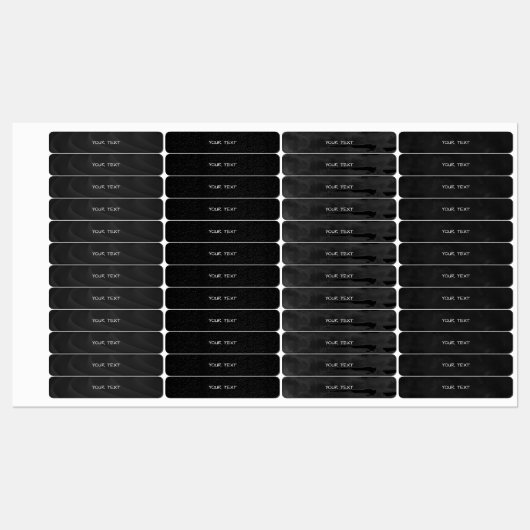 ラベル – 黒いモダン背景 (シート)