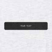 ラベル – 黒いモダン背景 (デザイン2)