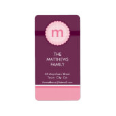 ラベル：: monogram2 1P ラベル (正面)