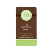 ラベル：: monogram2 2P ラベル (正面)