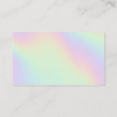 ラベルInstagram Photos Hashtag Holographic コーリングカード (裏面)