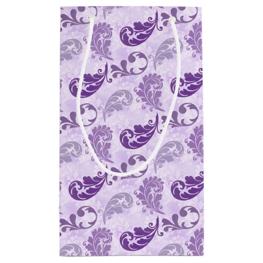 ラベンエレガントダーパープルありがとう スモールペーパーバッグ (裏面)