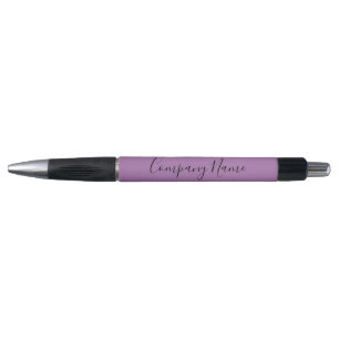 ラベンエレガントダーブラックスクリプト文字会社名 ボールペン