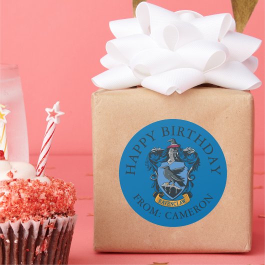 ラベンクローコート・オブ・アームズ |ハッピーバースデー ラウンドシール (パーティー)