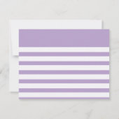 ラベンシンプルダーバースデーパーティ招待状 招待状 (裏面)