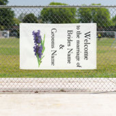 ラベンダモダンーシンプルアイディアエレガント 横断幕 (インサイチュ)