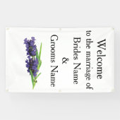 ラベンダモダンーシンプルアイディアエレガント 横断幕 (横)