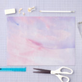 ラベンダーおよび紫色の大理石の水彩画パターン 薄葉紙 (クラフト)