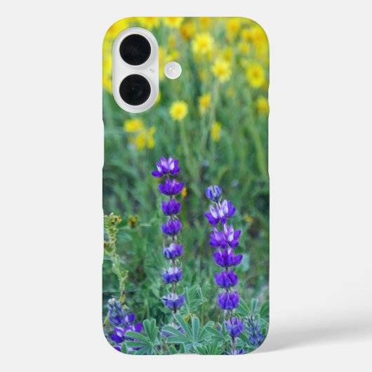 ラベンダーとイエローサンフラワー Case-Mate iPhoneケース (裏面)