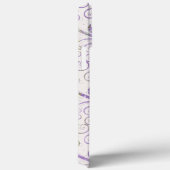 ラベンダーとグリーンのIphoneケースパーソナライズされた、 Case-Mate iPhoneケース (裏面 / 右)
