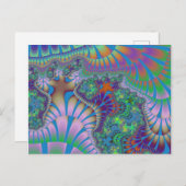 ラベンダーとグリーンメルト ポストカード (正面/裏面)