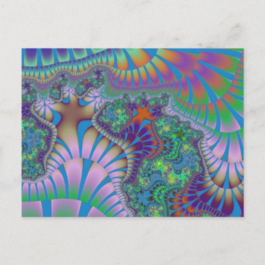 ラベンダーとグリーンメルト ポストカード (正面)