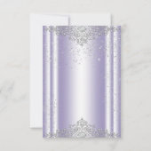 ラベンダーとグレーパールありがとう サンキューカード (裏面)