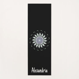 ラベンダーとセージ曼荼羅の花 ヨガマット