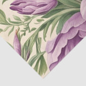 ラベンダーとバラカントリーガーデンフローラプリント 薄葉紙 (詳細)