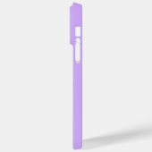 ラベンダーとパープルのラメ入りゴージャスな署名 Case-Mate iPhoneケース (裏面 / 左)