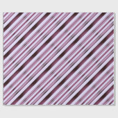 ラベンダーとパープルエレガントスタイリッシュ ラッピングペーパー (フラット)