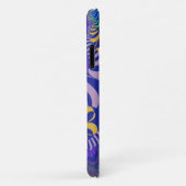 ラベンダーとパープルクロス Case-Mate iPhoneケース (裏面/右)