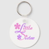 ラベンダーとピンクの妹 キーホルダー (正面)