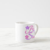 ラベンダーとピンクの姉の贈り物 エスプレッソカップ (正面右)