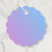 ラベンダーとブルーのタグ（ひも付き） フェイバータグ (裏面)