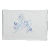 ラベンダーとブルージョイ 枕カバー (裏面-左)